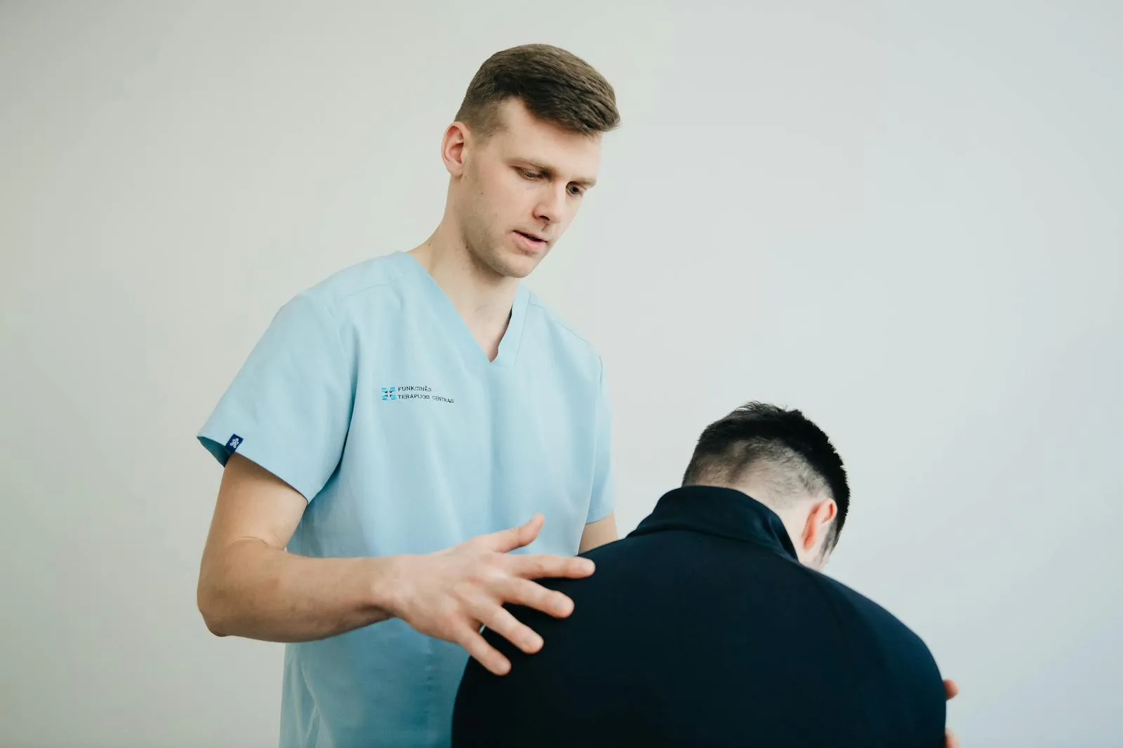 A patient booking a specialty assessment through the CareChain app